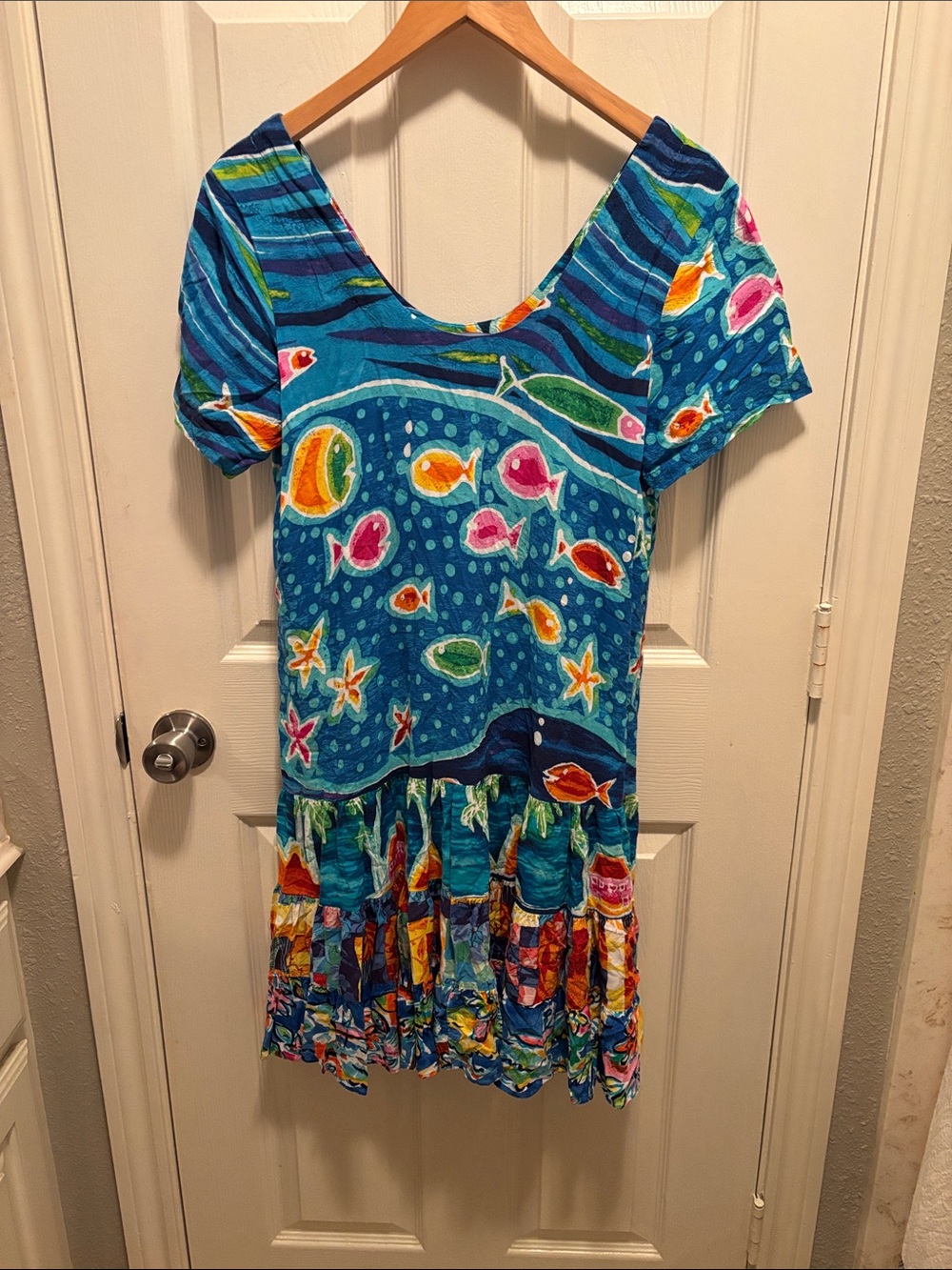 Jams World women dress Island Fish size medium